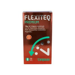 TEQUIAL Premium 20Sticks Suplemento Articulaciones con Colágeno, Glucosamina, Condroitina, Magnesio y Vitamina C