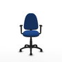 PIQUERAS Y CRESPO Silla de oficina Aýna Azul con mecanismo de doble maneta