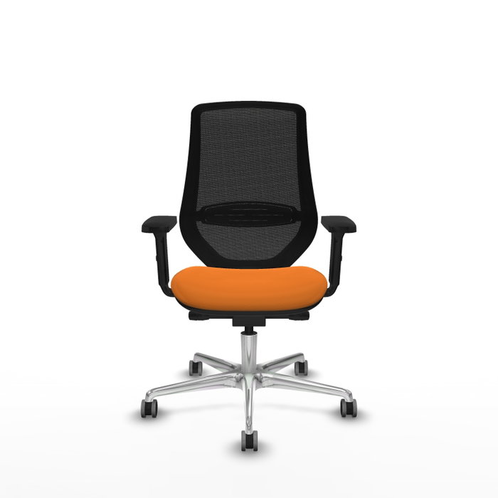 PIQUERAS Y CRESPO Silla de oficina Mardos Naranja y Negro