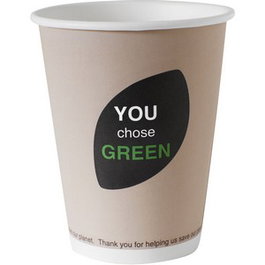 Duni Thank You Vaso, 35 cl, 800 unidades, Un Solo Uso, Pap/Pla, Taza de Papel