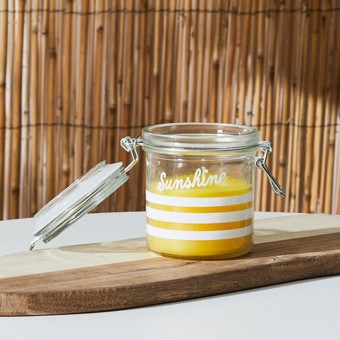 Home Deco Factory Vela Citronela Antimoustique Tarro Limones 150g Duración 25h Home Deco Factory Vela Citronela Antimoustique Tarro Limones 150g Duración 25h