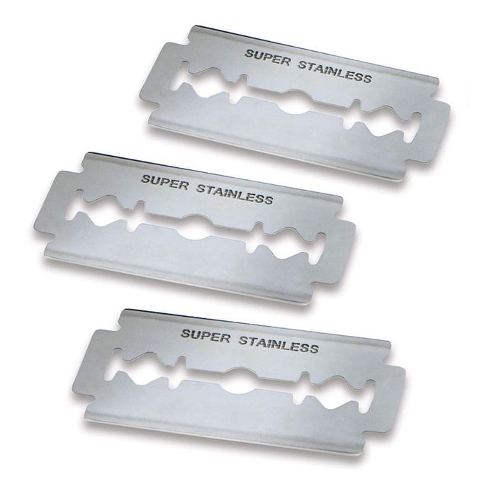 Lord Cuchillas 95947 Acero Inoxidable para Navaja Peluquero 24 cm - 200 Unidades