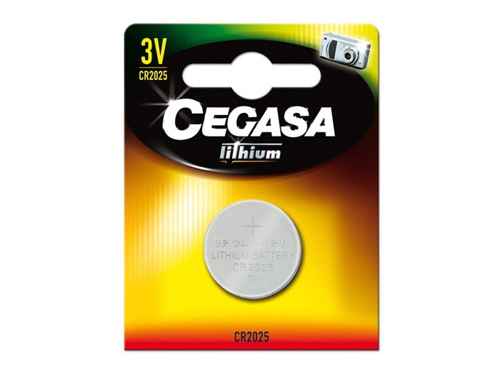 CEGASA PILA LITIO BOTON CR2025 3V BT BLISTER CEGASA PILA LITIO BOTON CR2025 3V BT BLISTER