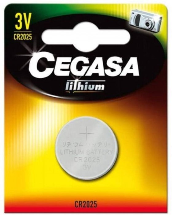 Cegasa Pila de Litio CR2025 3V en Blíster