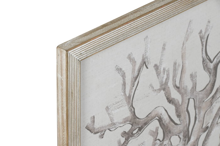 DKD Home Decor Set de 4 Cuadros de Cristal y MDF 50x50 cm Coral Surtido DKD Home Decor Set de 4 Cuadros de Cristal y MDF 50x50 cm Coral Surtido