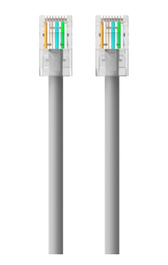 Belkin Cable de Red RJ45 Cat6 1m Gris Plug & Play para Red LAN Gigabit Ethernet 10/100/1000Base-T (Referencia A3L981BT01M-H-S)