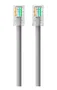 Belkin Cable de Red Cat6 1m RJ45-RJ45 Macho Gris - 10/100/1000Base-T(X) Plug & Play