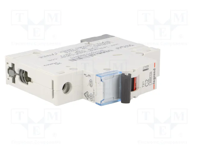 LEGRAND Interruptor magnetotérmico S300 TX 1 polo 2A Curva C