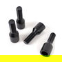 OMP OMPS09621201 Juego de 4 Tornillos Allen M12x1.25 Asiento Cónico 26 mm Llave 17-19 Negro DIN 10.9 para Llanta