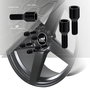 OMP Juego de 4 Tornillos Allen M12X1.25 Cónico Largo 26mm Negro