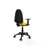 PIQUERAS Y CRESPO Silla de oficina Aýna Amarillo con Brazos 1D