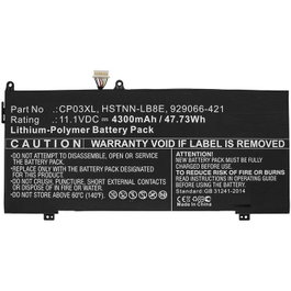 CoreParts Batería para HP 55,86Wh 11,4V 4900mAh Negro