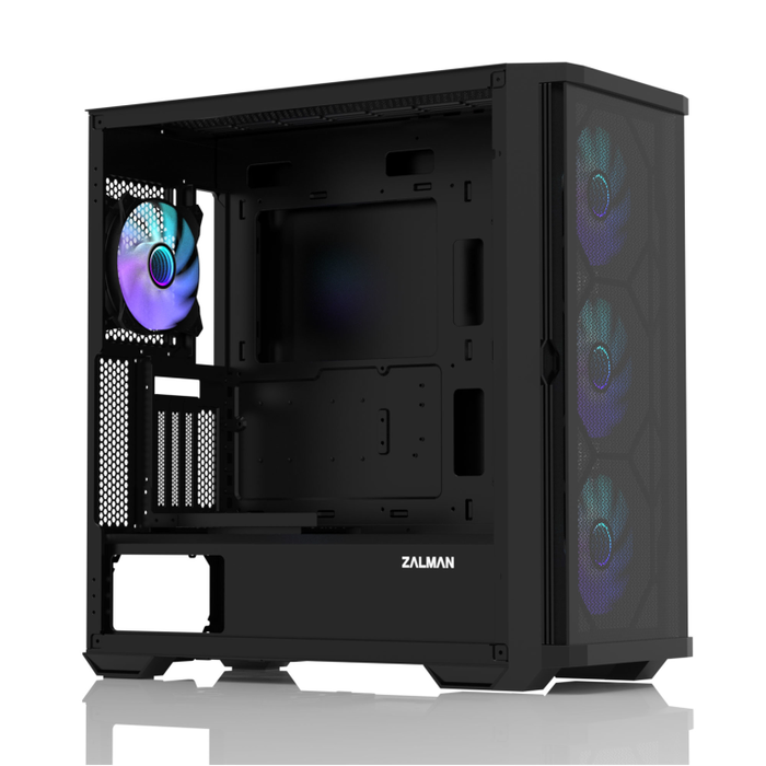 Zalman Z10 DUO Carcasa PC Midi Tower Negro, ATX, 3x120mm Ventiladores, Vidrio Templado