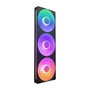 NZXT RF-U36HF-B1 Ventilador RGB 360mm Serie F F360, Negro, 500-2400 RPM, 75.12 m³/h, 30 dB