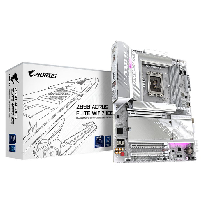 Gigabyte Z890 AORUS ELITE WIFI7 ICE ATX DDR5 LGA 1851 Gigabyte Z890 AORUS ELITE WIFI7 ICE ATX DDR5 LGA 1851
