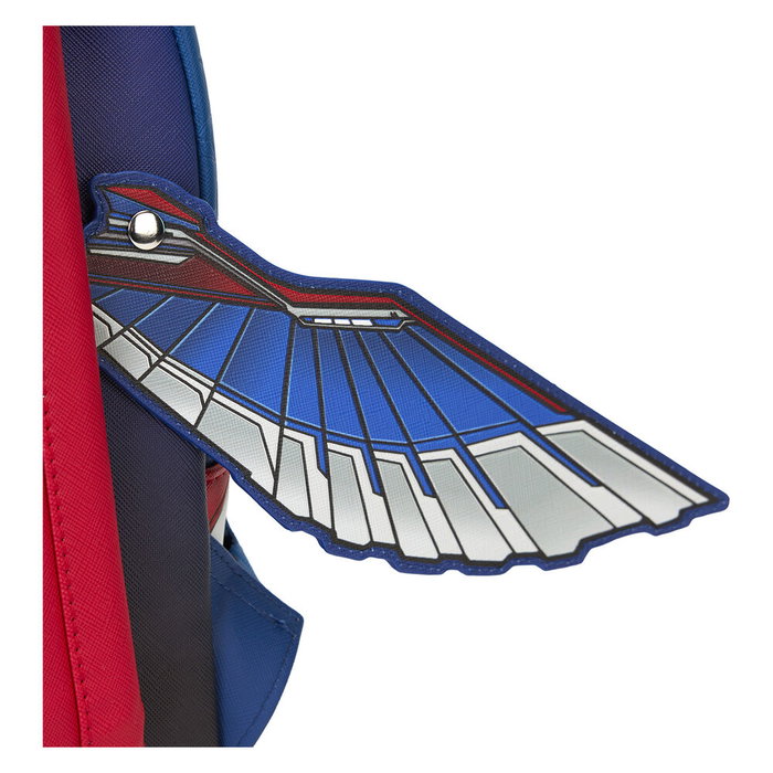 Loungefly Mochila Brave New World Capitán América Marvel Piel Vegana 22,86x11,43x26,67cm