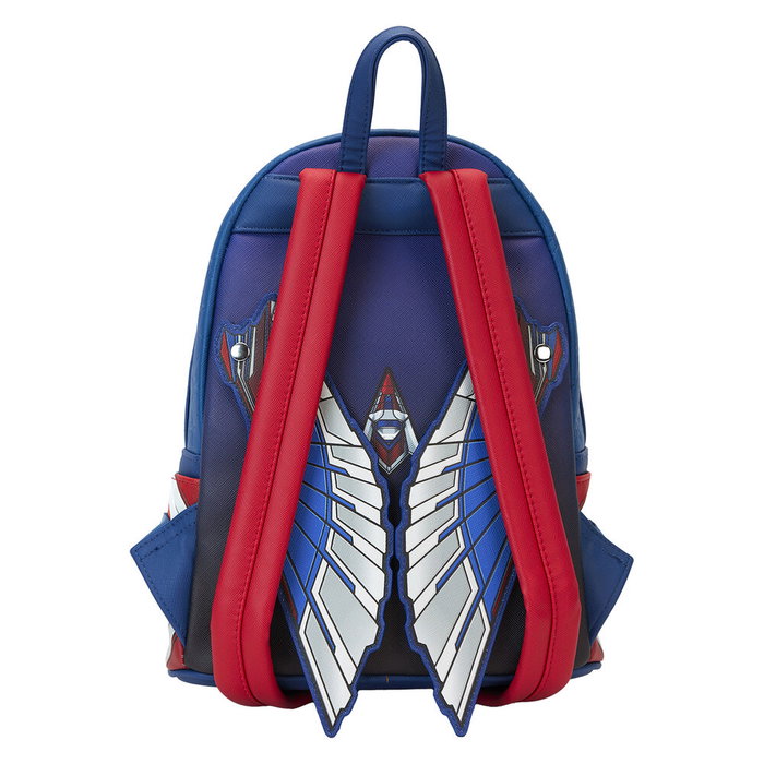 Loungefly Mochila Brave New World Capitán América Marvel Piel Vegana 22,86x11,43x26,67cm