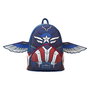 Loungefly Mochila Brave New World Capitán América Marvel Piel Vegana 22,86x11,43x26,67cm