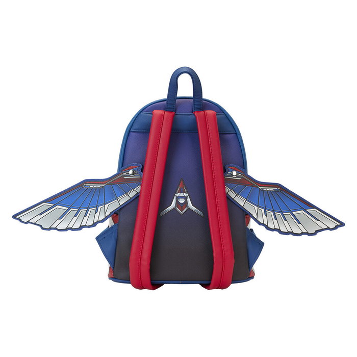 Loungefly Mochila Brave New World Capitán América Marvel Piel Vegana 22,86x11,43x26,67cm