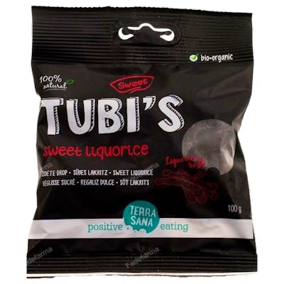 TERRASANA Tubis Regaliz Dulce BIO 100 g TERRASANA Tubis Regaliz Dulce BIO 100 g