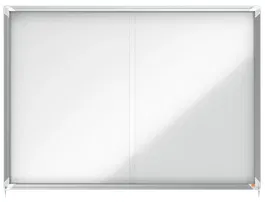 Vitrina Nobo De Interior Blanca Magnetica Para 18 Hojas A4