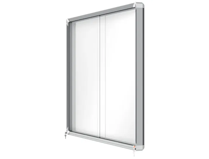 Vitrina Nobo De Interior Blanca Magnetica Para 18 Hojas A4