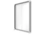 Vitrina Nobo De Interior Blanca Magnetica Para 18 Hojas A4