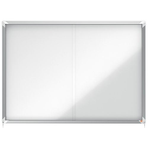 Nobo Vitrina de anuncios Premium Plus para 18 hojas A4 con fondo magnético