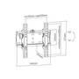 Gembird WM-42T-02 Soporte de pared para TV inclinable, 23"-42" (58.4-106.7 cm), hasta 30 kg, VESA 200x200, color negro