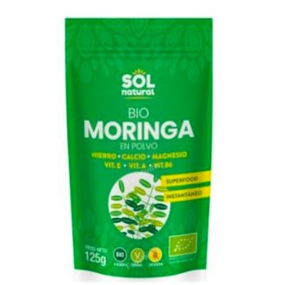 SOLNATURAL Moringa En Polvo Bio 125G SOLNATURAL Moringa En Polvo Bio 125G