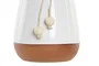 DKD Home Decor Jarrón de Cerámica Blanco 14x14x20,6 cm
