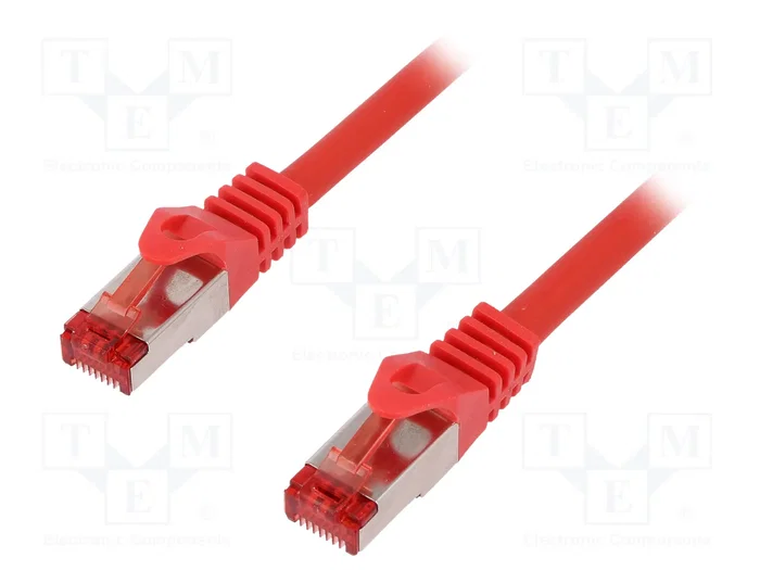 LogiLink Patch Cable Cat.6 S/FTP 1,5 m rojo