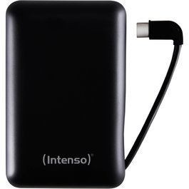Intenso Powerbank XC10000 Negro con cable USB-A + USB-C