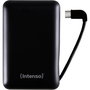 Intenso Powerbank XC10000 Negro con cable USB-A + USB-C