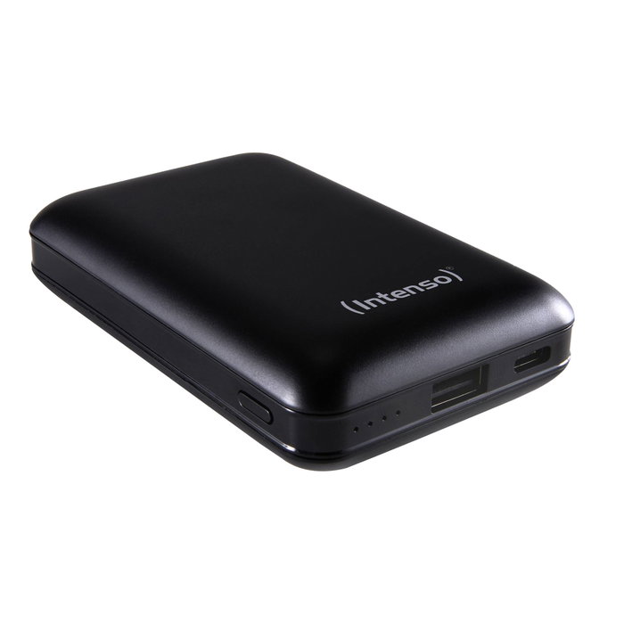 Intenso Powerbank XC10000 Negro con cable USB-A + USB-C