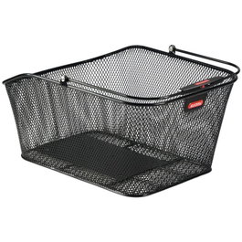 Klickfix Cesta Trasera City 2 Malla Estrecha 40x20x30 Negro para Portaequipajes Racktime