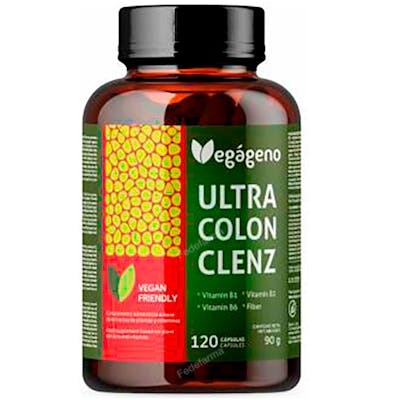 VEGAGENO Colon Clenz con Aloe Vera y Cáscara Sagrada, 120 Cápsulas para Estreñimiento y Fatiga VEGAGENO Colon Clenz con Aloe Vera y Cáscara Sagrada, 120 Cápsulas para Estreñimiento y Fatiga