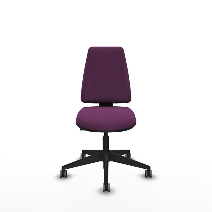 PIQUERAS Y CRESPO Silla de oficina Elche Morada con mecanismo de contacto permanente