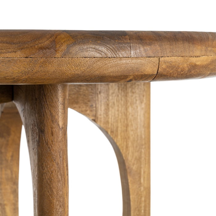 Mesa Centro Miel Madera de Mango 55 X 55 X 47 cm