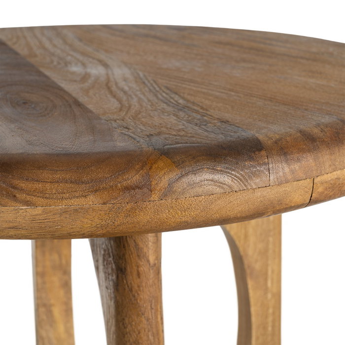 Mesa Centro Miel Madera de Mango 55 X 55 X 47 cm