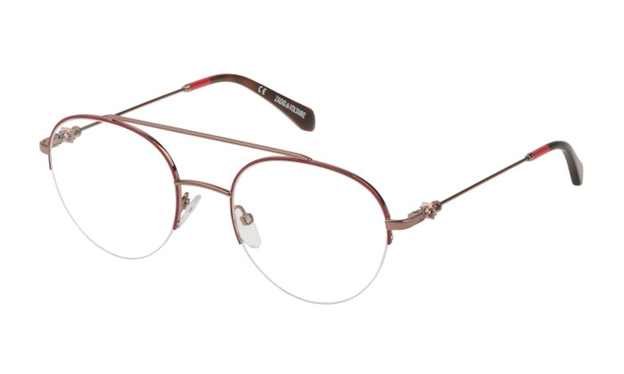Zadig&Voltaire VZV205510SHL Gafas de Vista Marrón Zadig&Voltaire VZV205510SHL Gafas de Vista Marrón
