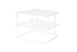 Hermia SM015-W Organizador de Cocina Metálico Blanco 24.5 x 24.5 x 19.5 cm