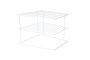 Hermia SM015-W Organizador de Cocina Metálico Blanco 24.5 x 24.5 x 19.5 cm