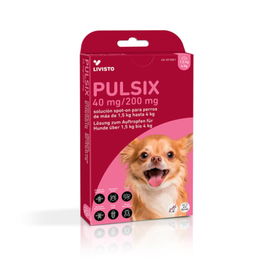 Pulsix Spoton 40 mg-200 mg para Perro de 1,5-4 kg - 4 Pipetas de 0,4 mL