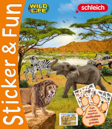 BOOK'N'APP, VIDA EN LA SELVA - STICKER&FUN