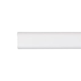 Cintacor Barra Armario Ovalada Metal Blanco 15x25mm 150cm