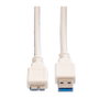 VALUE Cable USB A a Micro-USB B 3.2 Gen 1 5 Gbit/s 0.8m Blanco 11998873