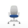PIQUERAS Y CRESPO Silla de oficina Cilanco Azul y Blanco