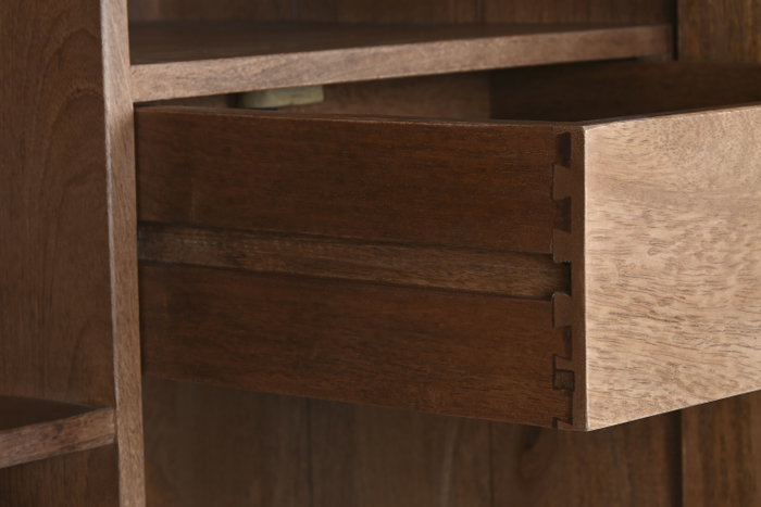 DKD Home Decor Botellero Mango Natural 156 x 90 x 45 cm