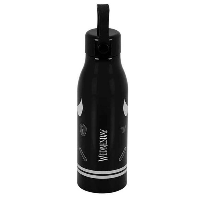 KARACTERMANIA Botella Varsity Miércoles en Negro